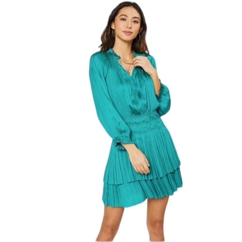 Current Elliot x Anthropologie - NWT Smocked Mini Dress Sz M